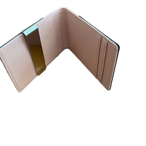 Leather Wallet Money Clip Forrest & Harold Signature Slim RFID NIB - Picture 3 of 6